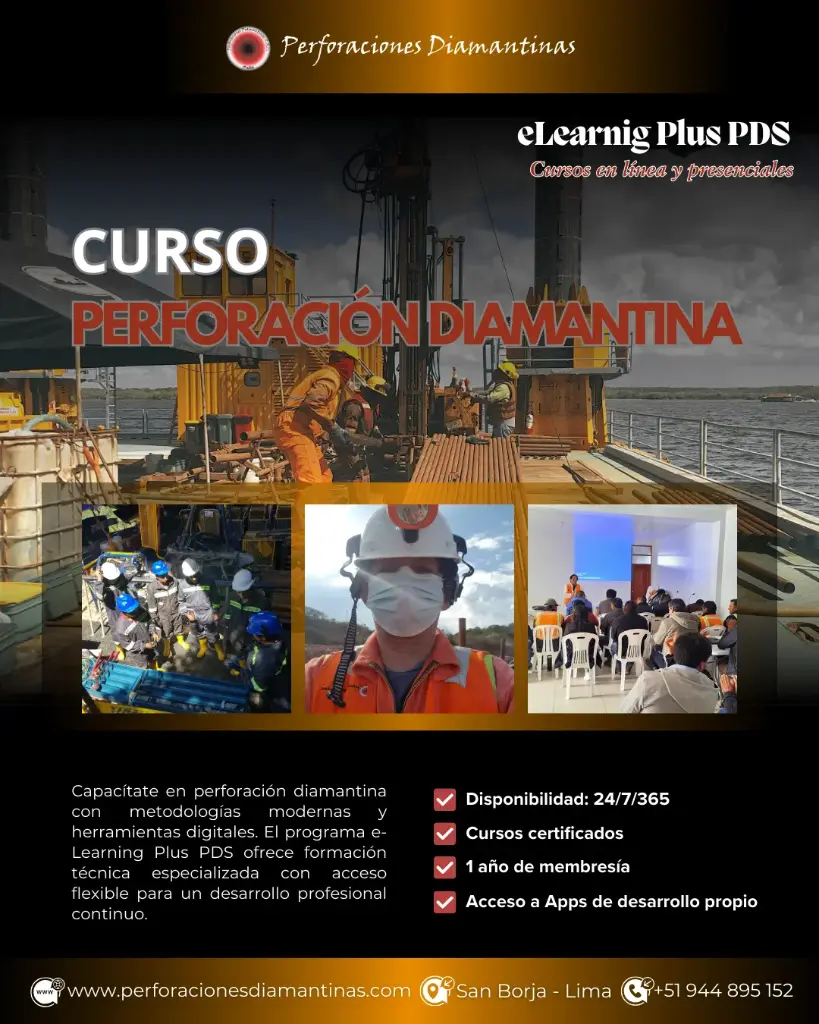 Perforación Diamantina para Personal Técnico y Administrativo eLearning Plus PDS 