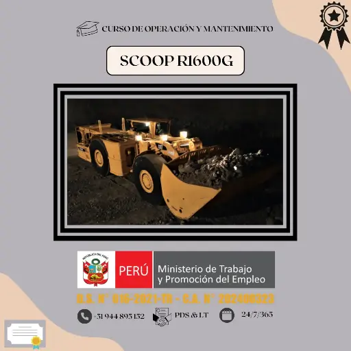 Operación de Scoop R1600G