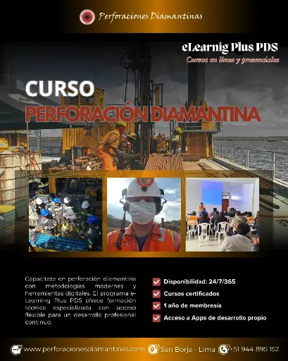 [Exhibición 2] Perforación Diamantina para Personal Técnico y Administrativo eLearning Plus PDS 
