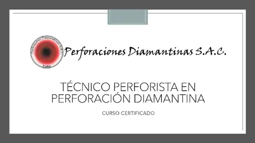 PERFORACIÓN DIAMANTINA PARA PERSONAL TÉCNICO Y ADMINISTRATIVO